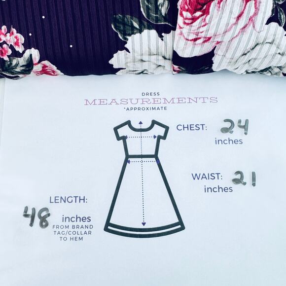 Torrid Womens Midi Dobby Satin Surplice Wrap Dress Size 3X Romantic Roses Floral - Picture 14 of 14